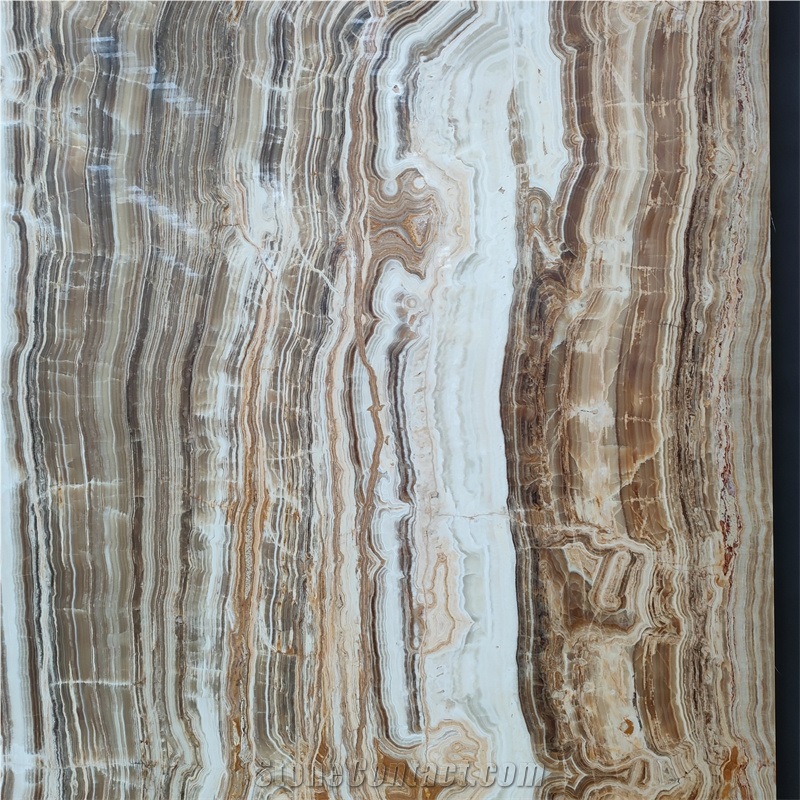 Persian Tiger Onyx For Stone Wall Slab