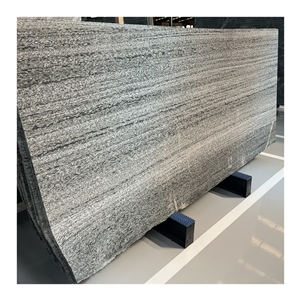 Water Machine Cutting Surface Grey Granite Small Slabs