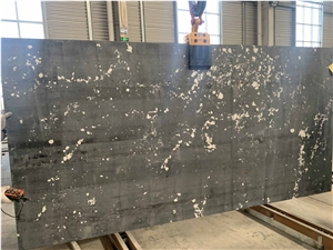 Margiua Black Engineered Quartz Stone Slabs
