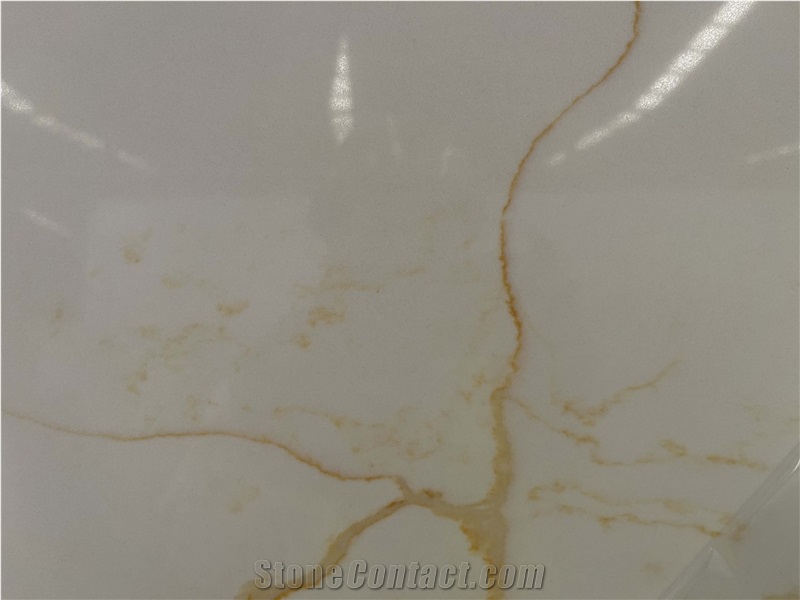 Polished Calacatta Golden Stone Big Slabs Surface