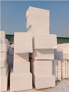 Crystal White Marble Block