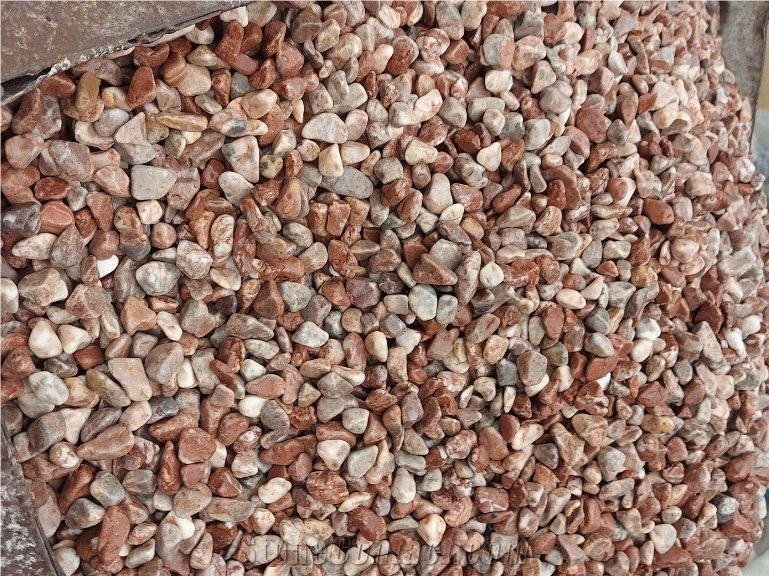 Pink Pebble For Garden And Landscape Customized Size