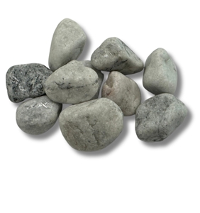 Tumbled Grey Pebble Stone 10-80Mm Super Cheap