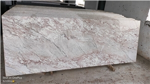 Pink Burgundy Granite Slabs