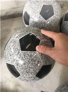 Landscaping Stone Ball Black & Grey Granite Car Parking Ball
