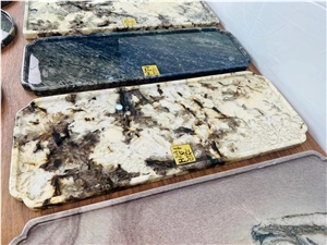 Stone Kitchen Accessories Granite Splendor White Tea Trays