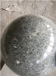 Stone Safety Barriers Grey Granite G633 Street Parking Balls