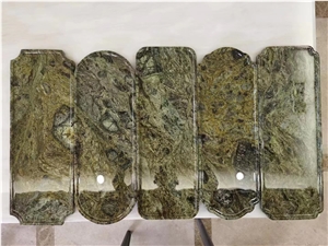 Stone Tea Set Marble Imperial Green Tea Trays For Dining