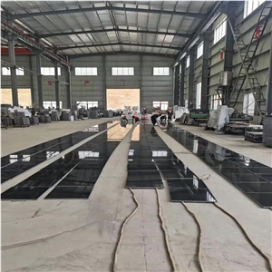 G684 Polished Or Honed Black Basalt Wall And Floor Tiles