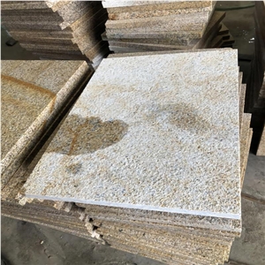 Spots Particles G682 Rusty Yellow Granite Tiles