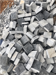ZJ Black Basalt Natural Cobble Stone 100*100*40Mm