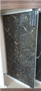Golden Black Marble Tiles