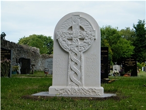 White Sandstone Carved Memorials