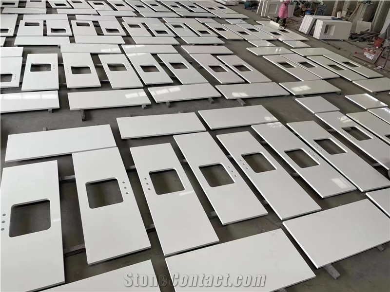 China Factory Artificial Stone /Quartz Stone Bathroom Countertops