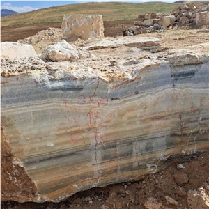 Iran Blue Cream Onyx Blocks