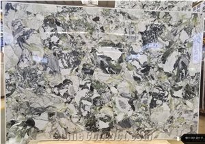 Cold Jade Marble Polished Slab