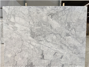 Super White Dolomitic Marble Polished Slab