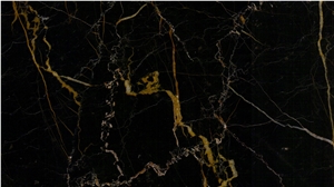 Golden Galaxy Marble