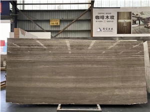 Coffee Wood Vein Marble Polish Slab & Wall Tile