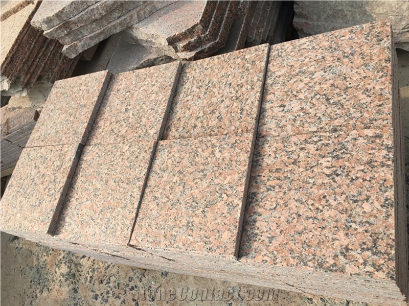 G563 Sanbao Red Granite Tiles, Sanbao Pink Granite Slabs