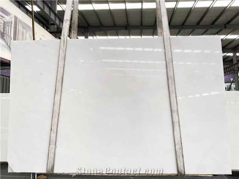 Polished Han White  Marble Tiles, Royal White Marble For Tabletops