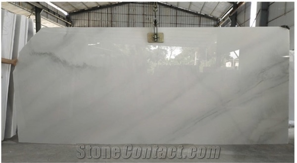 Vietnam Cloud Snow White Marble Slabs