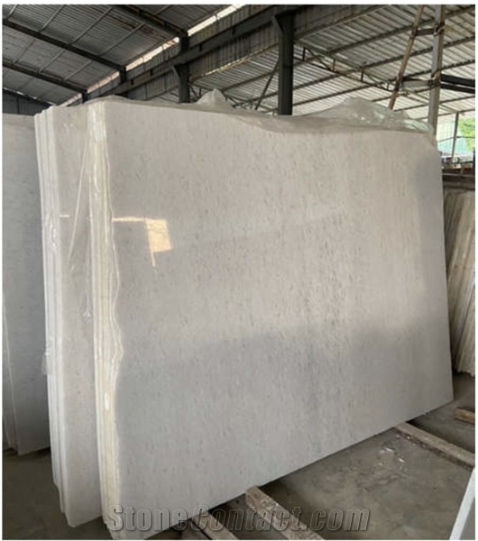 Vietnam Coral Pure White Marble Slabs