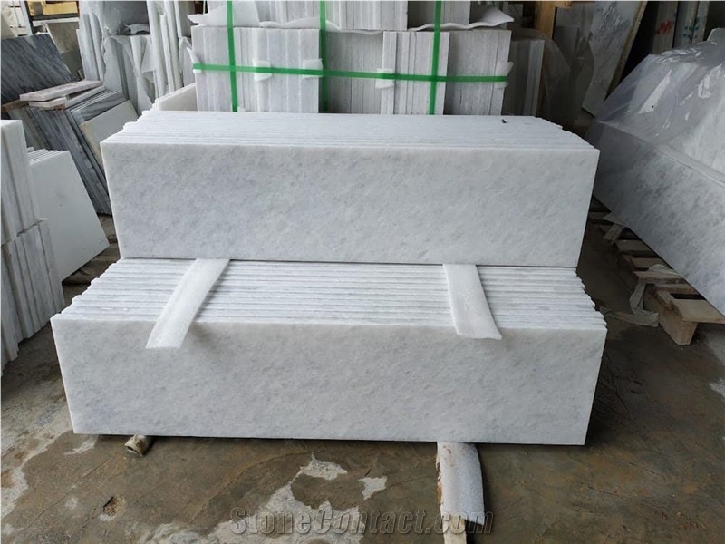 Vietnam Coral White Marble Tile 300X1200x20mm