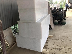 Vietnam Crystal White Marble Block