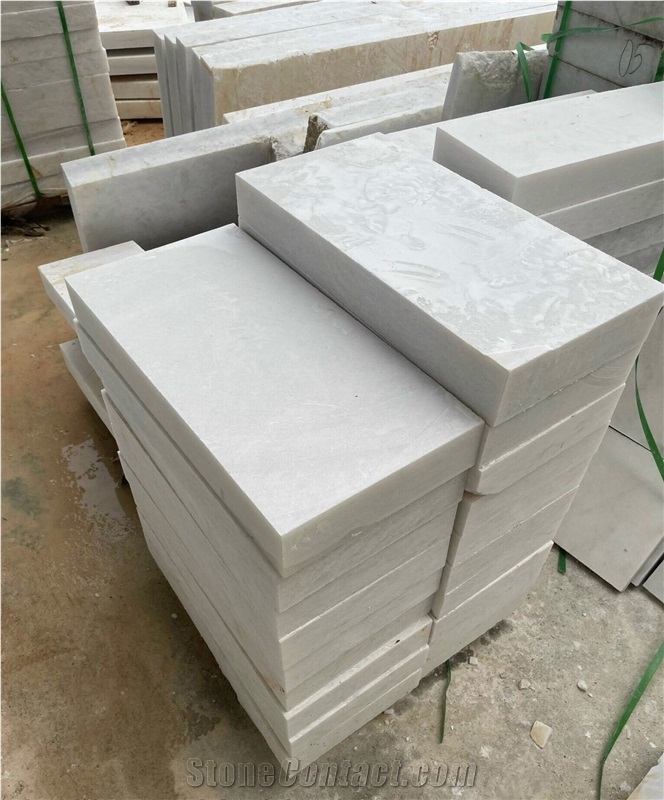 Vietnam Crystal White Marble Block