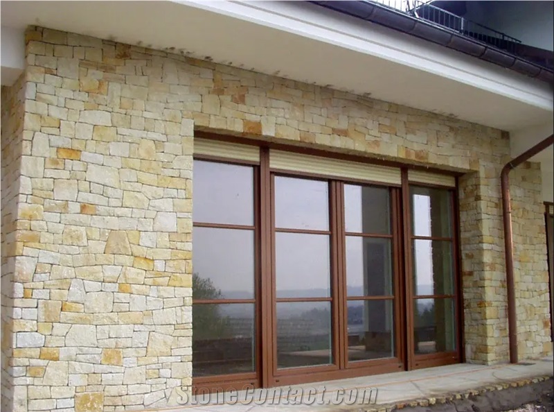 Sandstone Split Wall Cladding Thickness 5-10 Cm