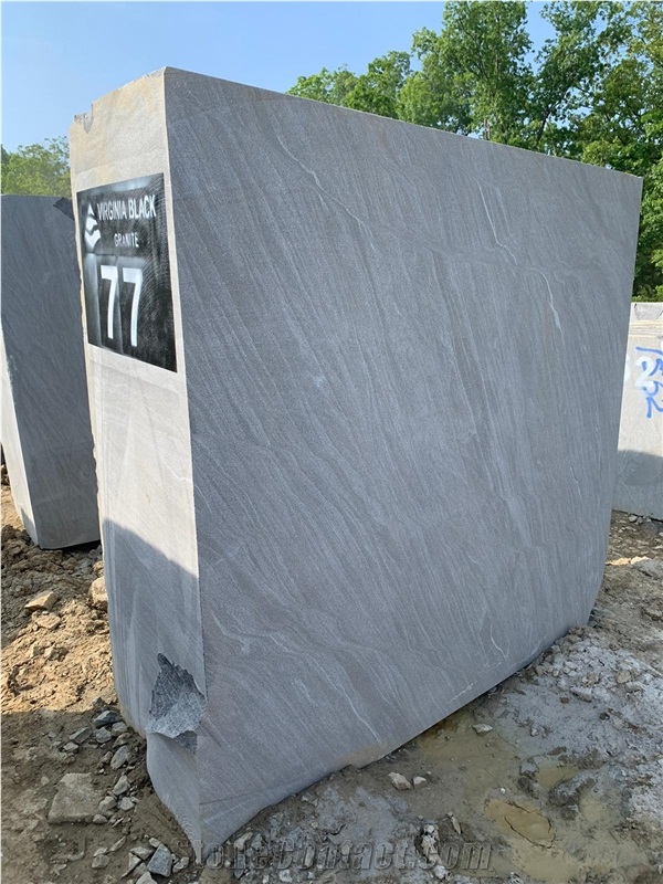 Virginia Black Granite Blocks