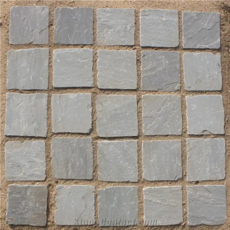 Kandla Grey Sandstone Cobblestone