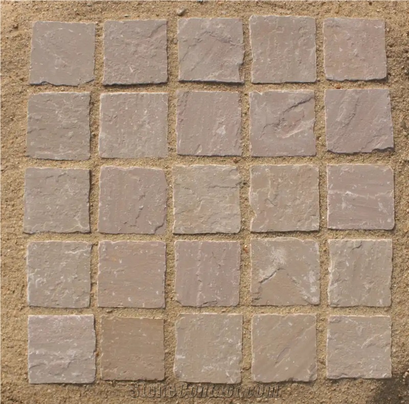 Kandla Grey Sandstone Cobblestone
