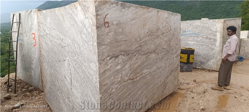 River White Granite Blocks