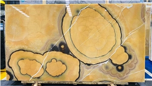 Orange Onyx Honey Color Yellow Onyx Big Slabs