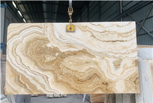 Wood Grain Onyx Slab