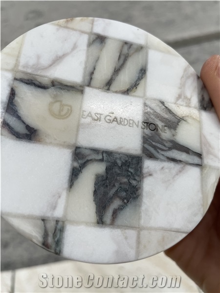 Custom Marble Coaster Marble Personalized Gift Tray
