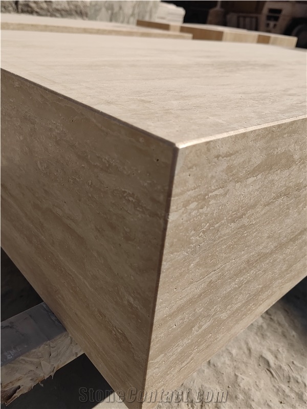Vein Cut Travertine  Cubes ,Travertine Side Table,End Table
