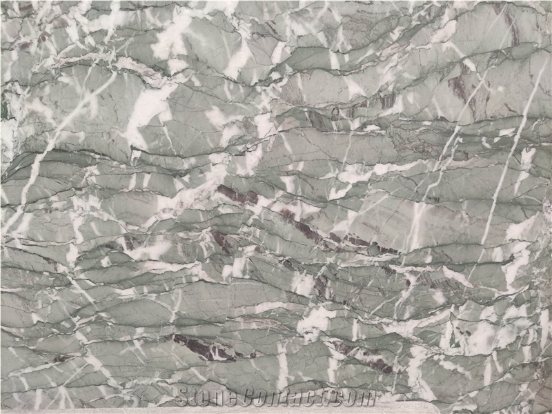 Antiq Green Marble Slab For Countertop
