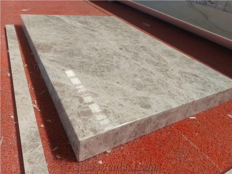Galaxy Silver Marble Countertop For Sharing