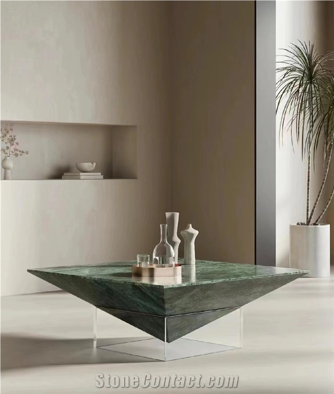 Luxury Verde Alpi Marble Slab For Hotel