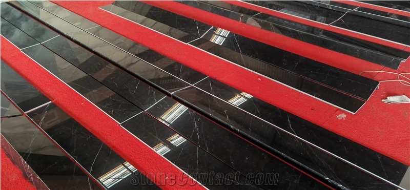 Nero Marquina Marble Cut-To-Size