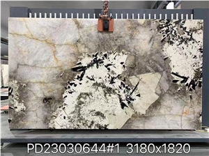 Pandora Quartzite Luxury Stone Slab