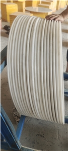 Royal White Jade Marble Table Top For Hotel