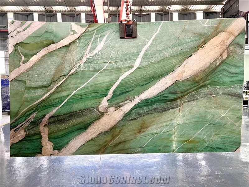 Botanic Wave Quartzite Table Top For House Decor