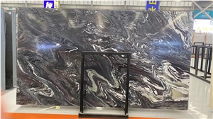 Explosion Blue Quartzite Slabs For Home Decor Luxury