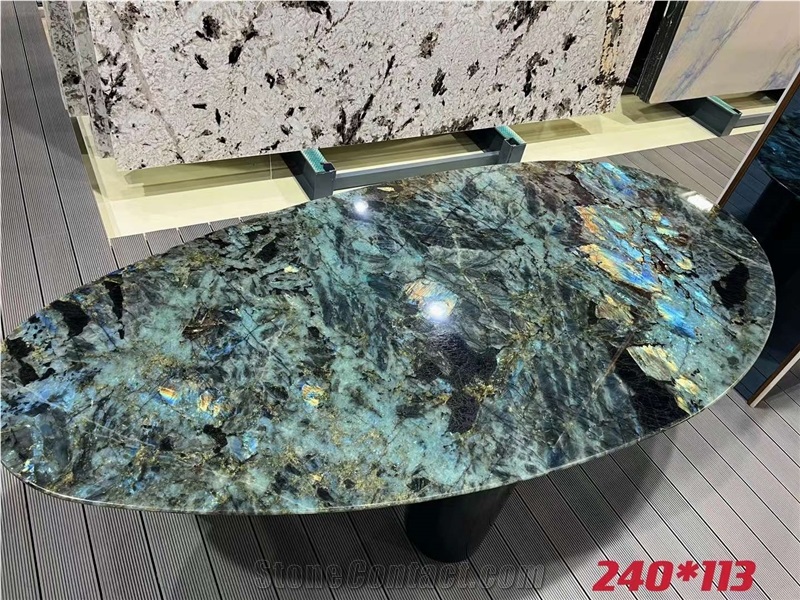 Labradorite Granite Luxury Stone Table Top
