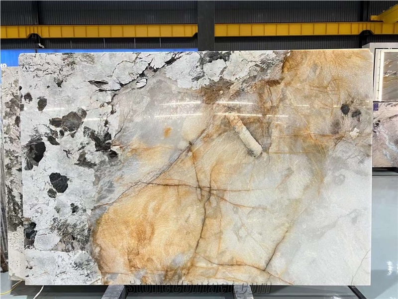 New Arrival Patagonia White Granite Slab For Wall Decor