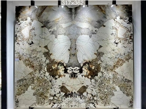 Pandora Quartzite Slab Book Matched Color Natural Stone
